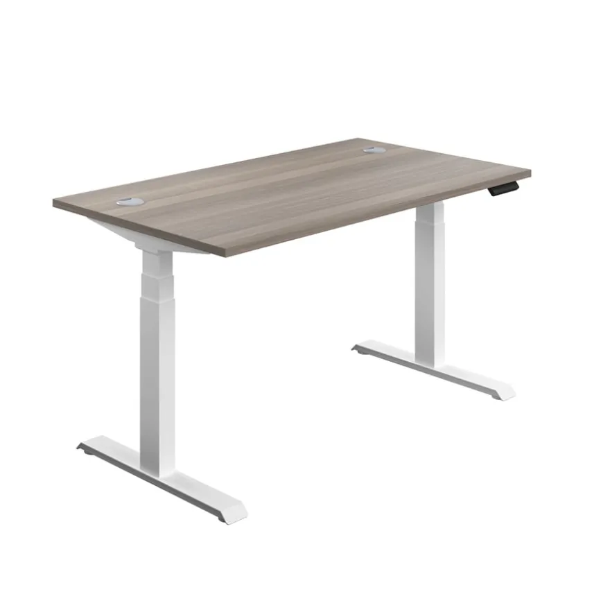 Height Adjustable Table Oak