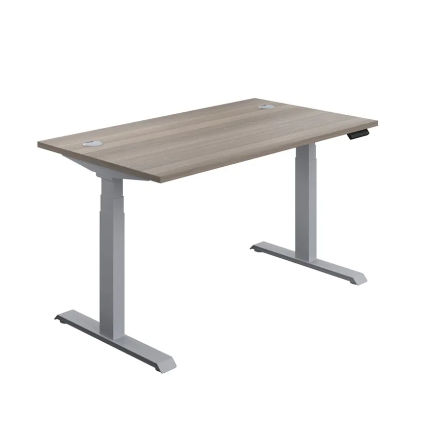 Height Adjustable Table Oak