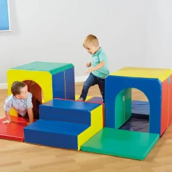 Hide and Seek Soft Play Set Multicoloured 9pcs