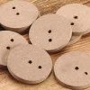 2 Hole Wooden Cam Wheels 5mm Hole 30pk