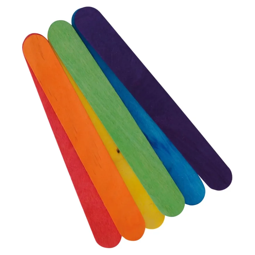 Jumbo Coloured Craft Sticks 500pk