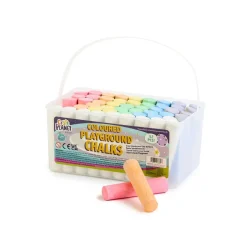Jumbo Playground Chalk Sticks Assorted Colour Packs