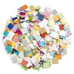 Jumbo Textured Paper Mosaics Assorted 2000pk