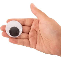 Jumbo Wiggly Eyes 40mm 60pk
