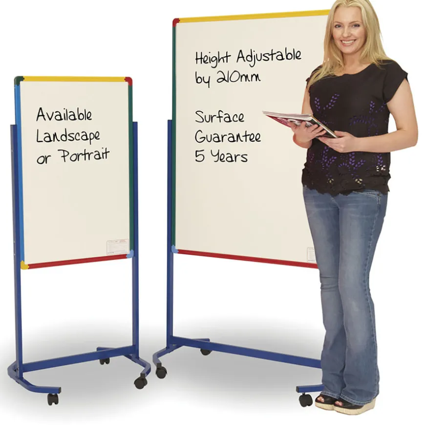 Junior Mobile Double Sided Whiteboard