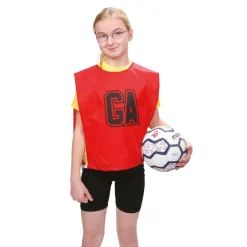 Junior Netball Mesh Training Bibs 7pk