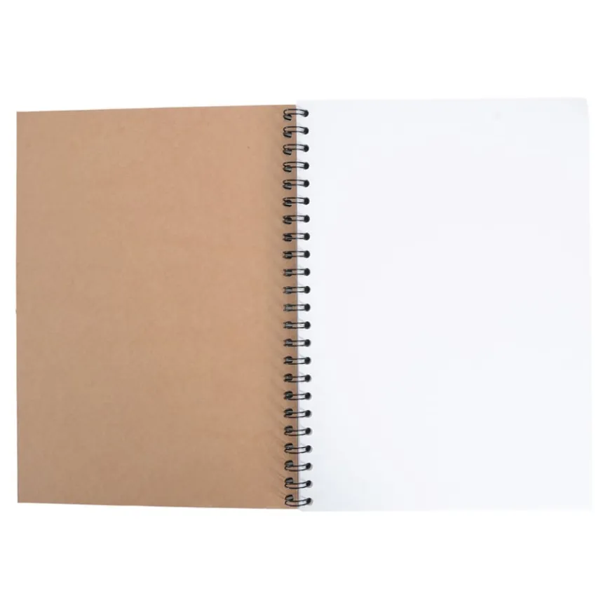 Kraft Sketchbook A4 140gsm 70pg 10pk