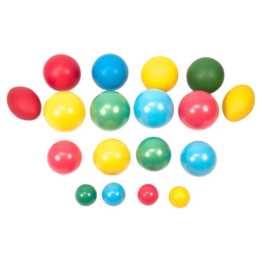 Large Mixed 18 Ball Pack and Net