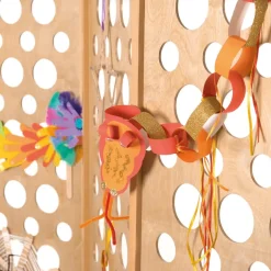 Large Natural Folding Room Divider