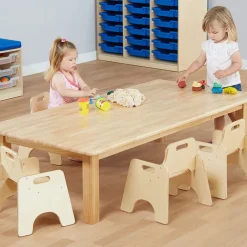 Large Natural Wooden Table