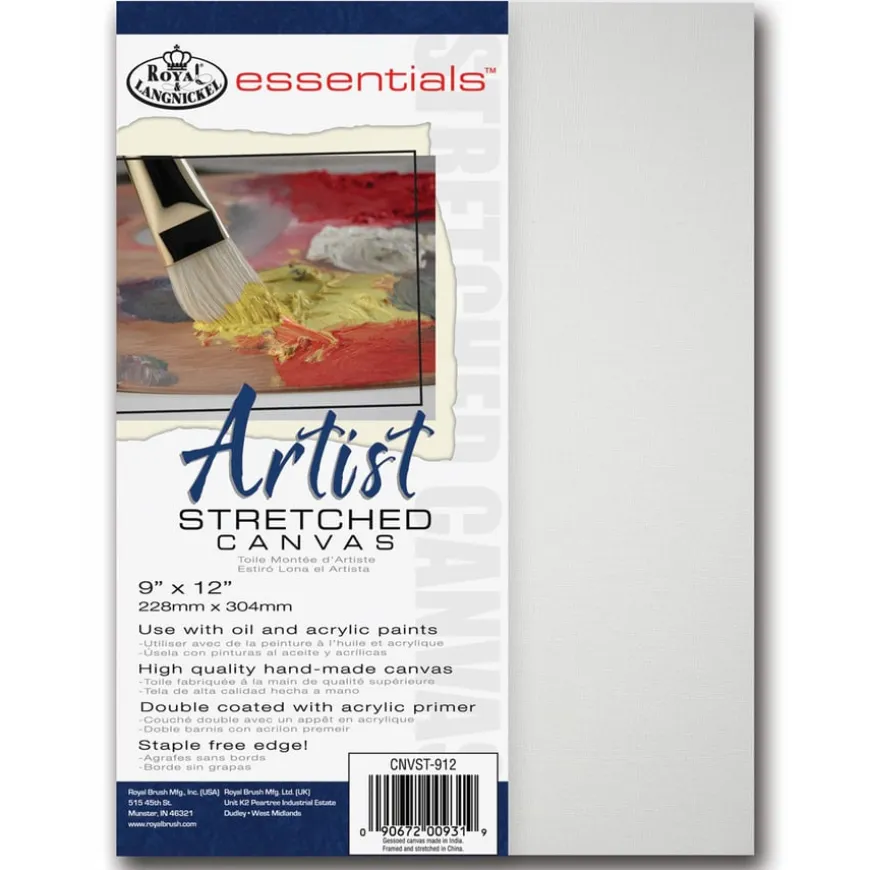Large Primed Stretched Canvasses