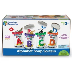 Learning Resources Alphabet Soup Sorters 26pk