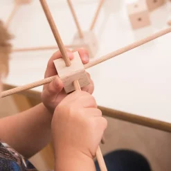 Loose Parts Construction Blocks and Poles 550pk