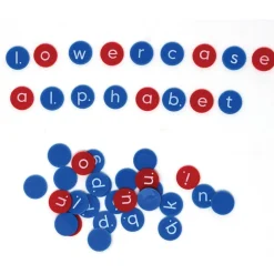Lowercase Alphabet Counters 156pcs