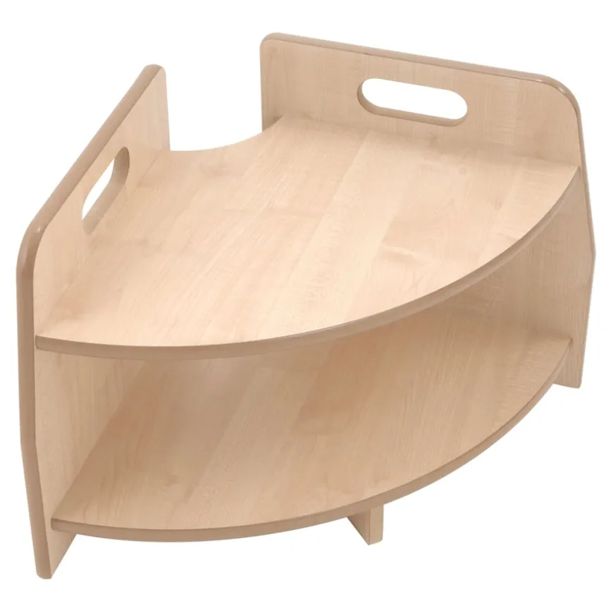 Low Storage Shelving Corner Unit