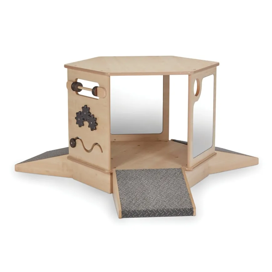 Magical Mirror Den with Ramps and Sensory Cushion