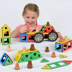 Magnetic Construction Polydron Wheels Set 92pk