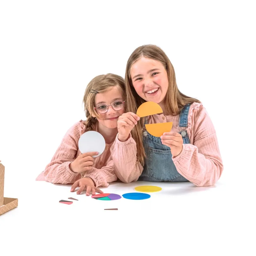 Magnetic Fraction Set - Round in 10 Colours