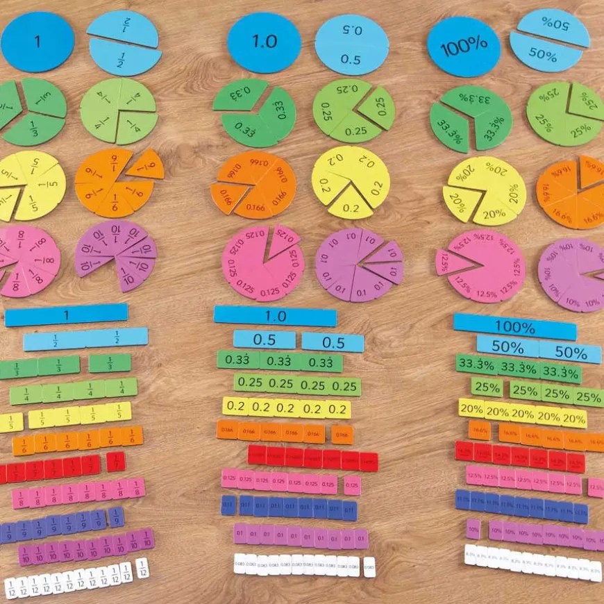 Magnetic Fraction Tiles 318pcs Bundle Deal