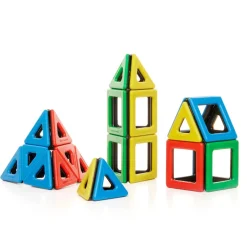 Magnetic Polydron Recycled Shape Construction Sets