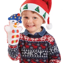Make Your Own Felt Snowman Puppets 30pk