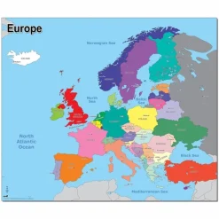 Map of Europe A1