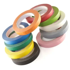Masking Tape Assorted Colours W24mm x L50m 10pk