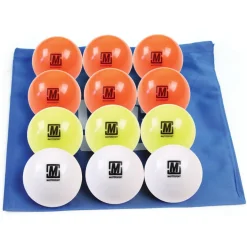 MasterSport Poly Vinyl Hockey Balls 12pk