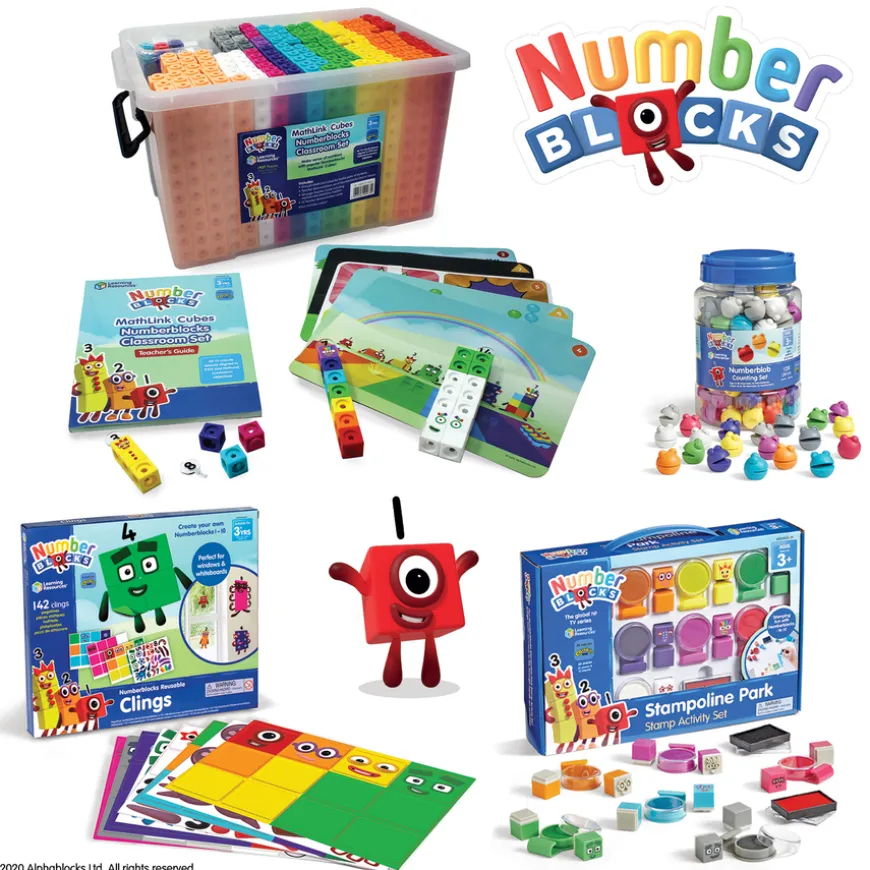 Mathlink® Cubes Numberblocks & Accessories Bundle
