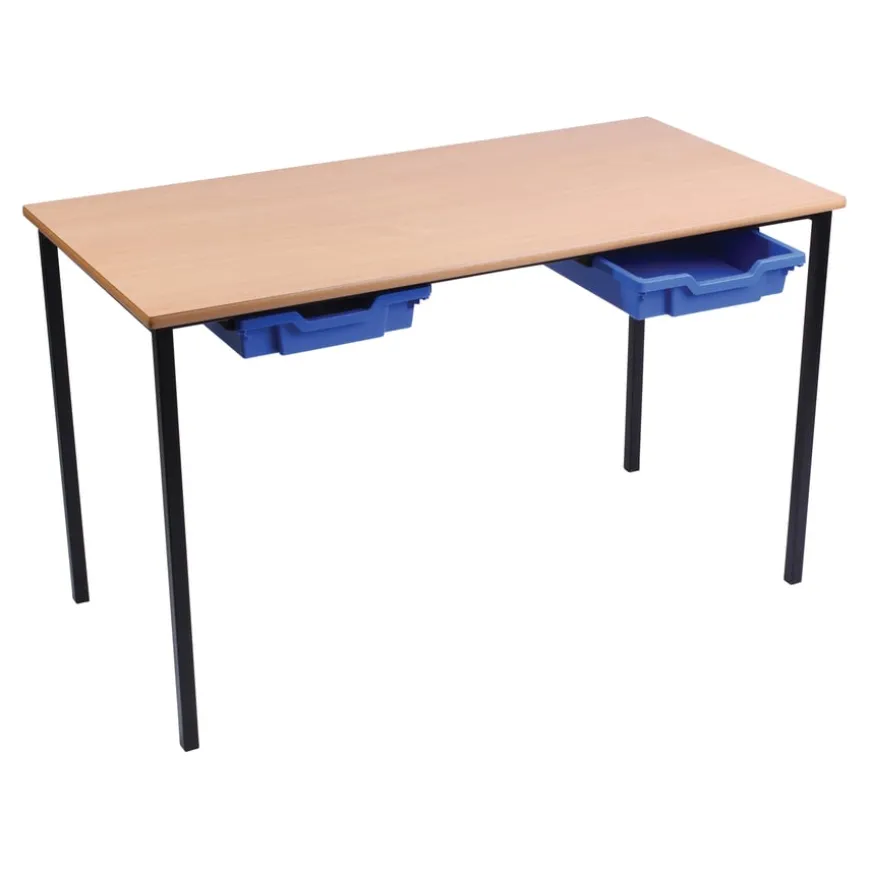 MDF Edge Tables W/Tray Storage 1100mm x 550mm
