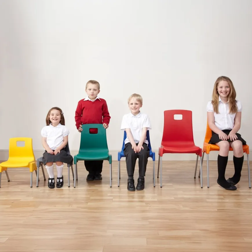Metalliform ST Chair Seat height 260mm Charcoal Grey