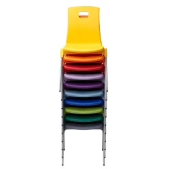 Metalliform ST Chair Seat height 260mm Charcoal Grey