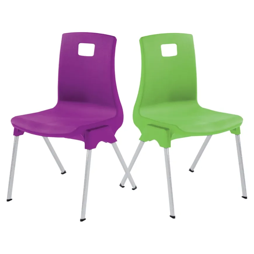 Metalliform ST Chair Seat height 260mm Charcoal Grey