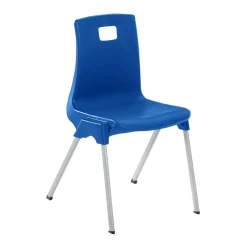 Metalliform ST Chair Seat height 260mm Blue