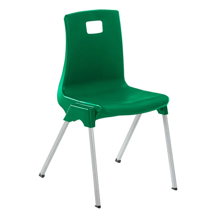Metalliform ST Chair Seat height 260mm Green