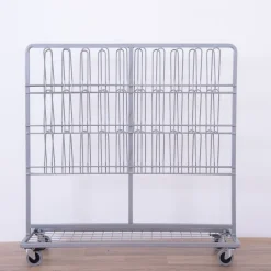 Metal Wellie Trolley Grey