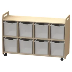 Millhouse 4 Column Shelf Storage with Tubs
