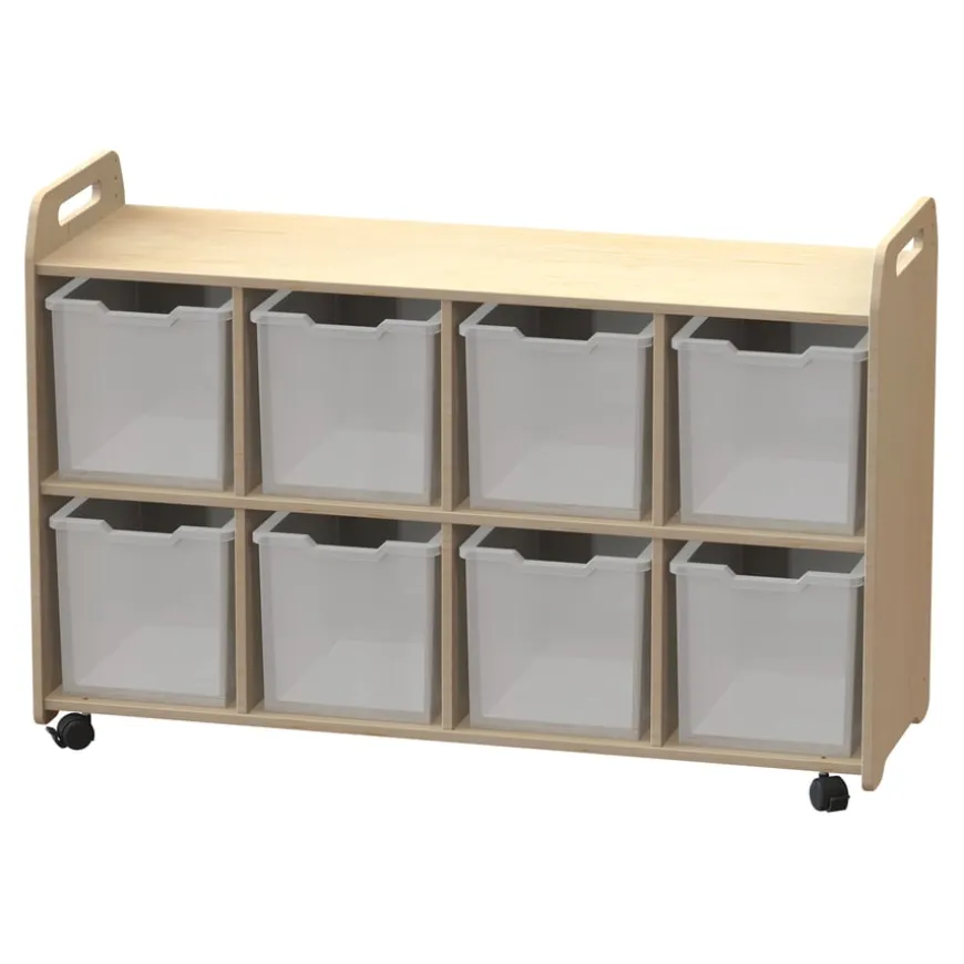Millhouse 4 Column Shelf Storage with Tubs