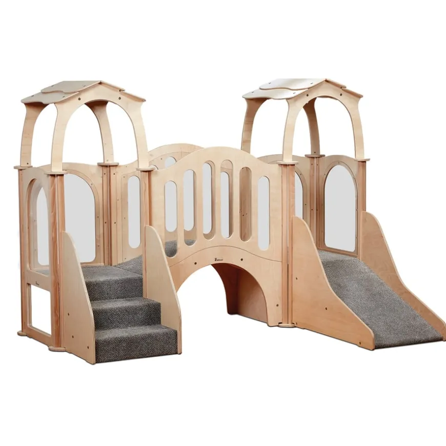 Millhouse Discovery Bridge Kinder Gym With Roof