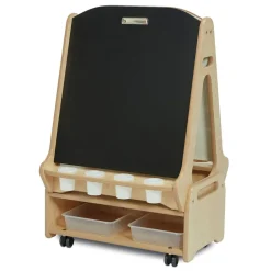 Millhouse Double Sided 2 in 1 Easel with Low Storage Trolley