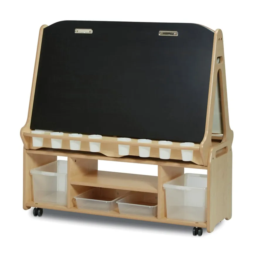 Millhouse Double Sided 2 in 1 High Easel Trolley
