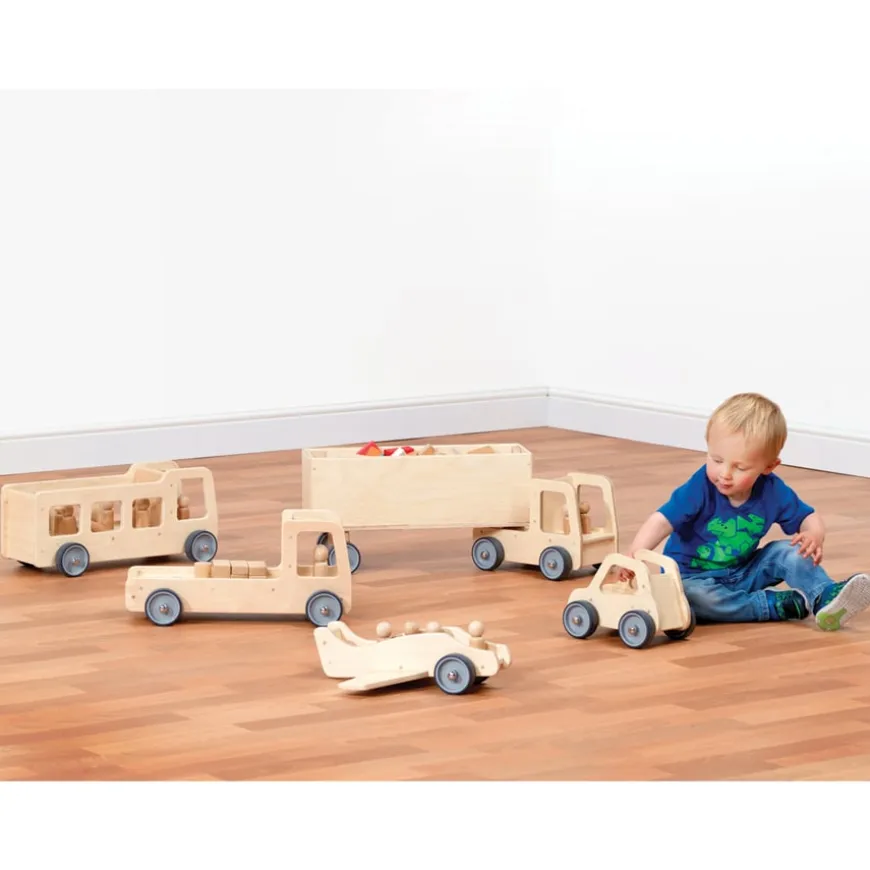 Millhouse Jumbo Wooden Vehicle Set Bundle Deal