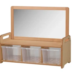 Millhouse Low Storage W/ Mirror Room Divider