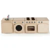 Millhouse Preschool Natural Wooden Play Kitchen 4pc