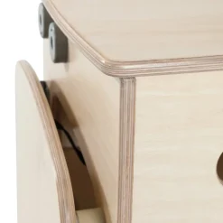 Millhouse Toddler Natural Wooden Play Kitchen 4pc