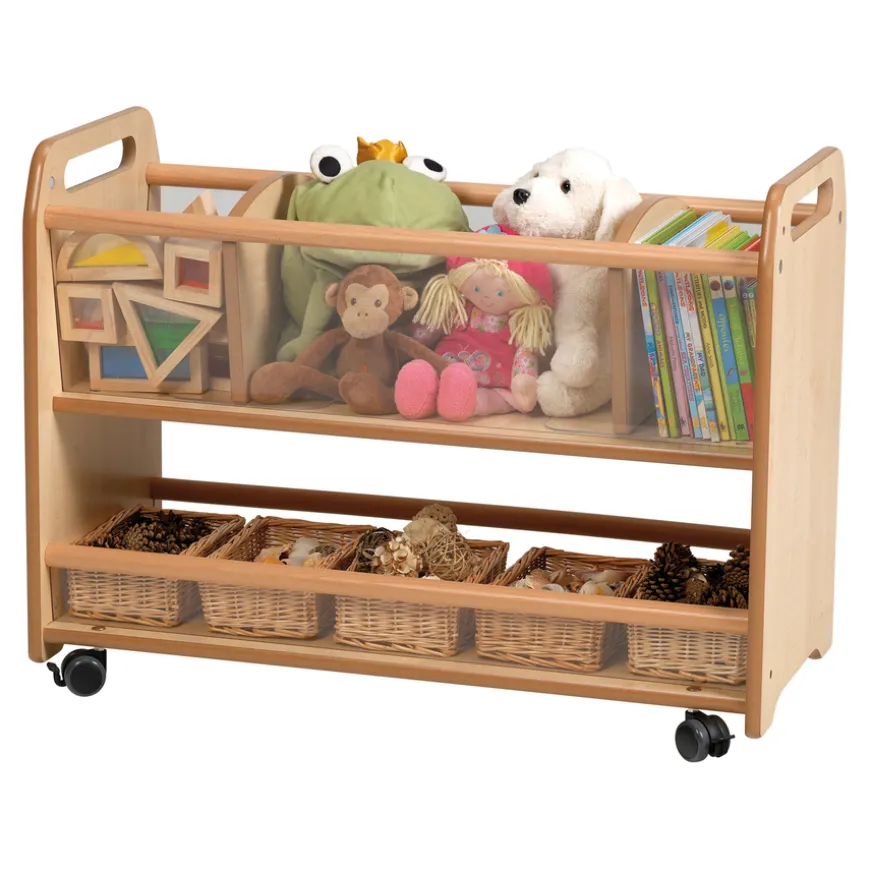 Millhouse Wooden Mobile Storage Unit H660 x W900 x D400mm