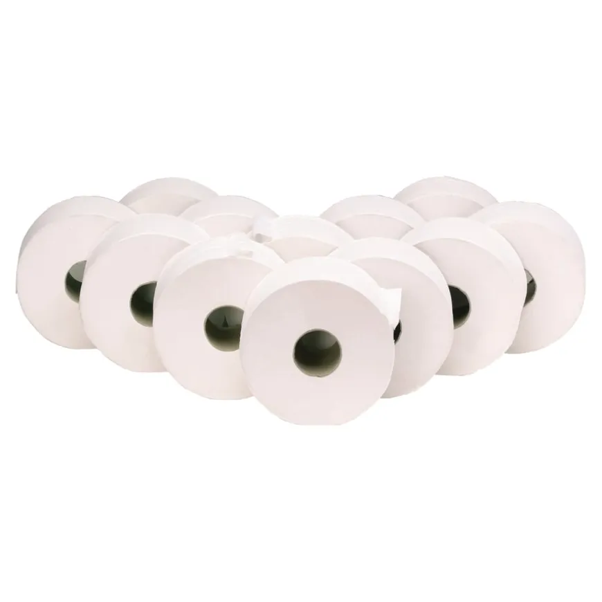 Mini Jumbo Toilet Rolls 2 Ply 12pk