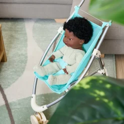Miniland Role Play Doll Stroller Buggy 3 Wheel