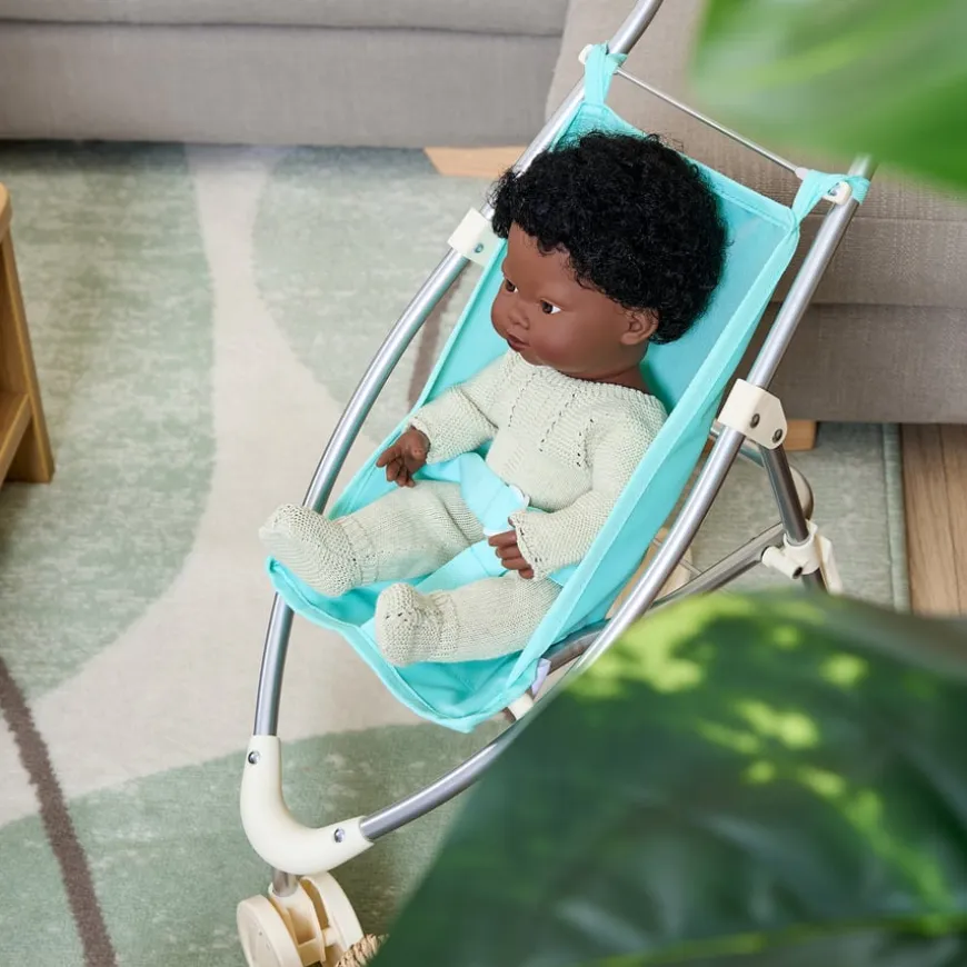Miniland Role Play Doll Stroller Buggy 3 Wheel