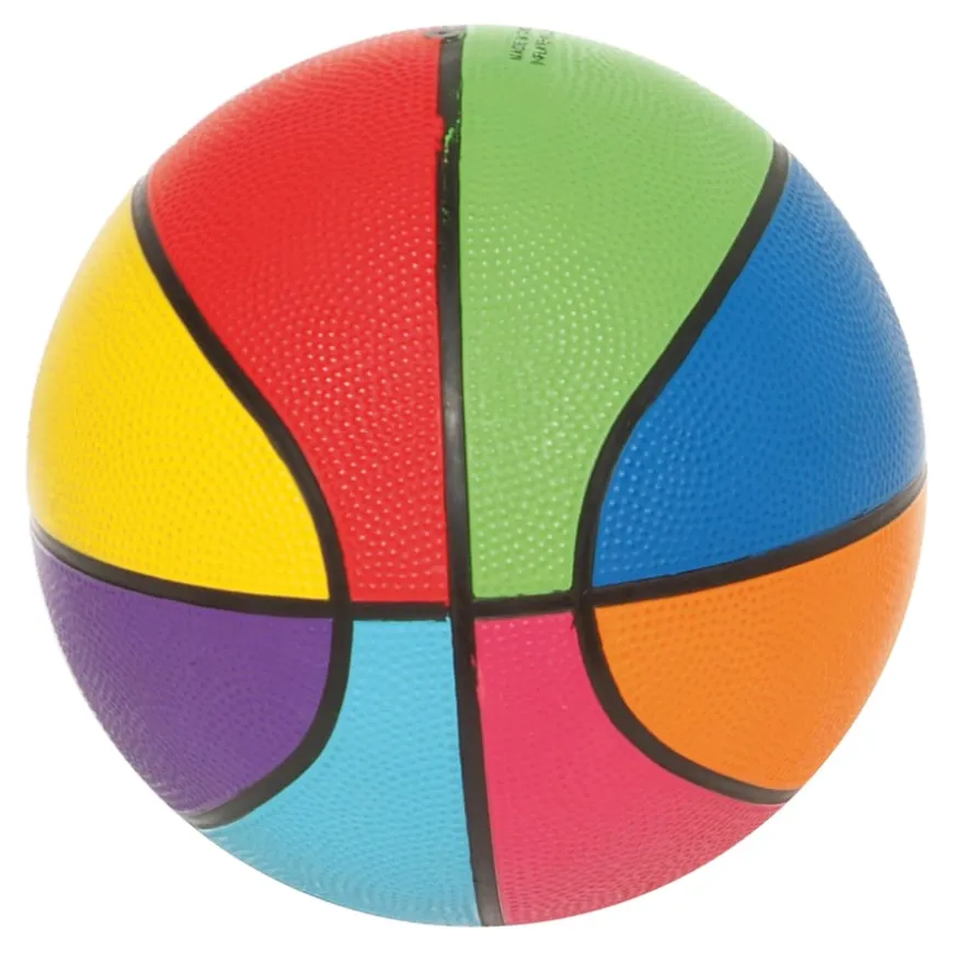 Mini Rainbow Basketball Size 3